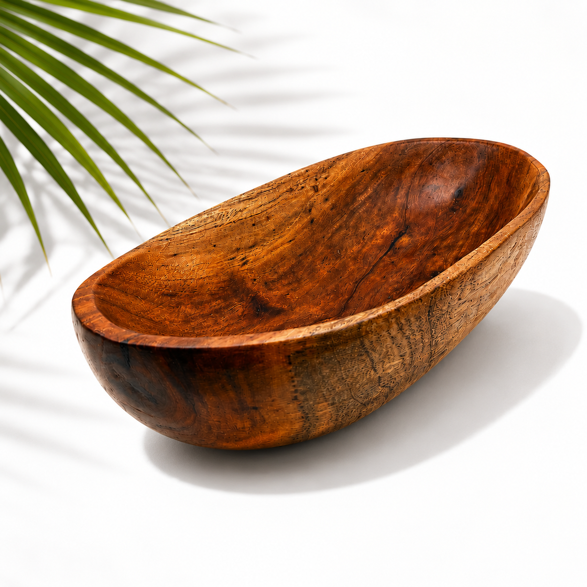 Long Oval Cedar Bowl