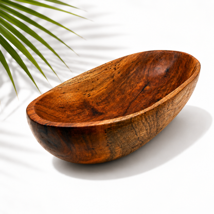 Long Oval Cedar Bowl