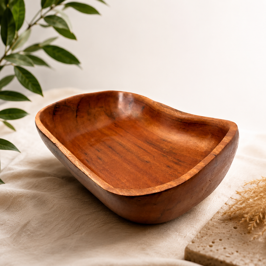 Irregular Rectangle Cedar Bowl