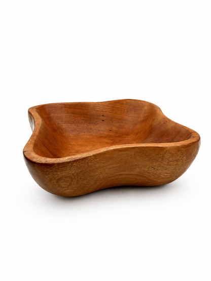 Round Cornered Square Cedar Bowl, Small