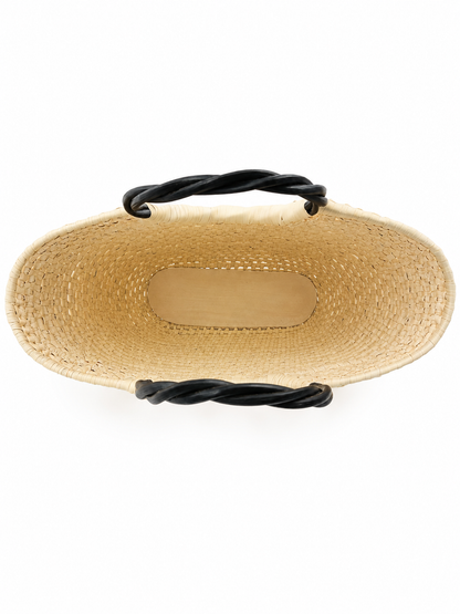 Thatch Bag, blue trim
