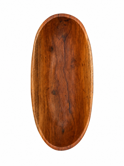Long Oval Cedar Bowl