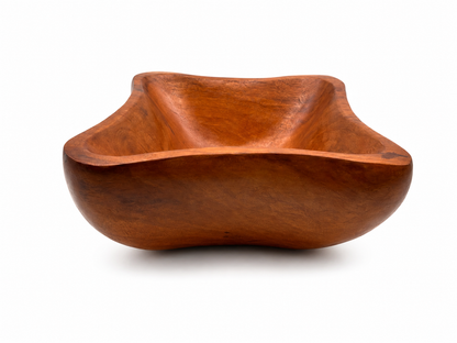 Round Cornered Square Cedar Bowl, Medium