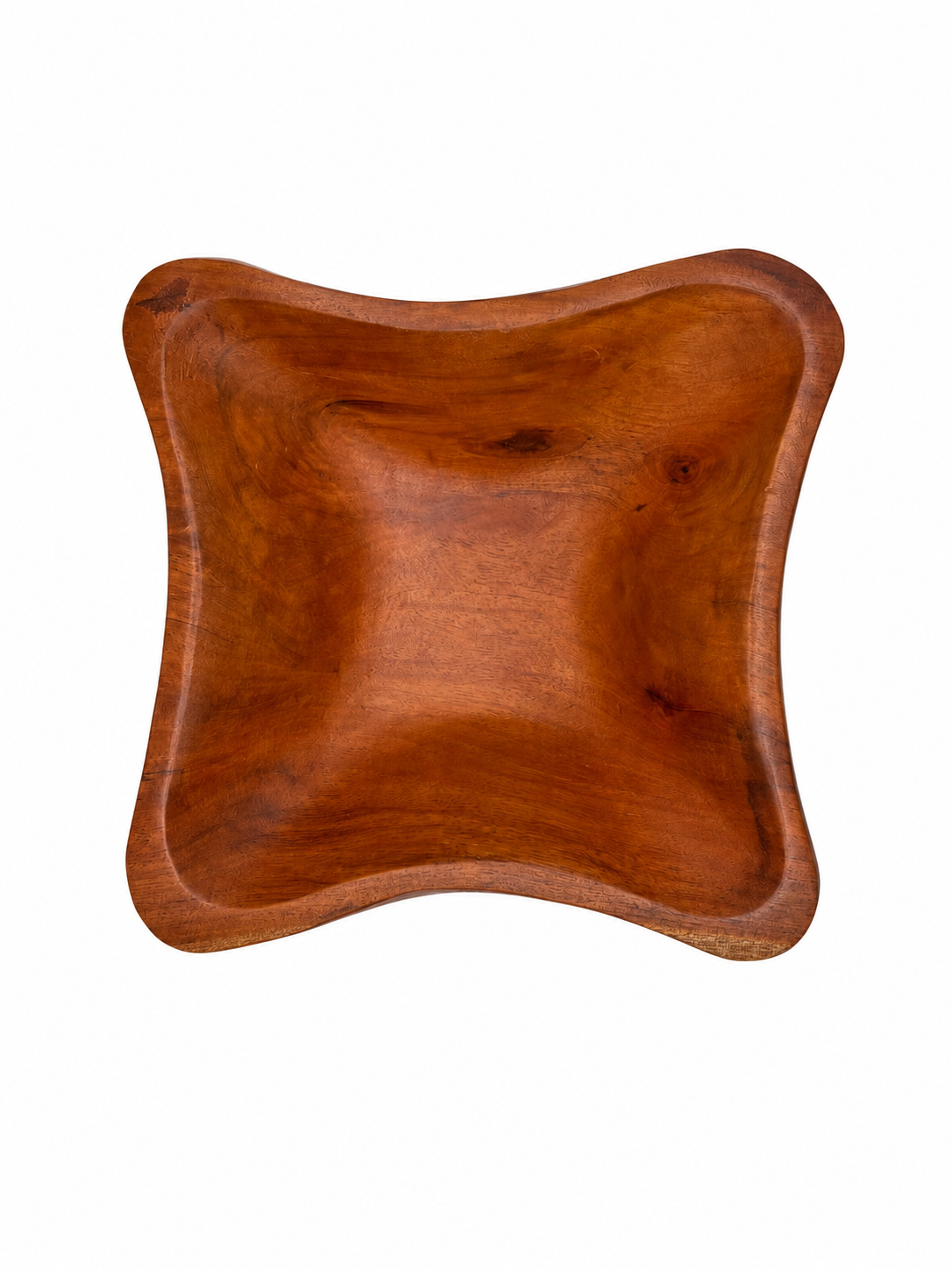 Round Cornered Square Cedar Bowl, Medium